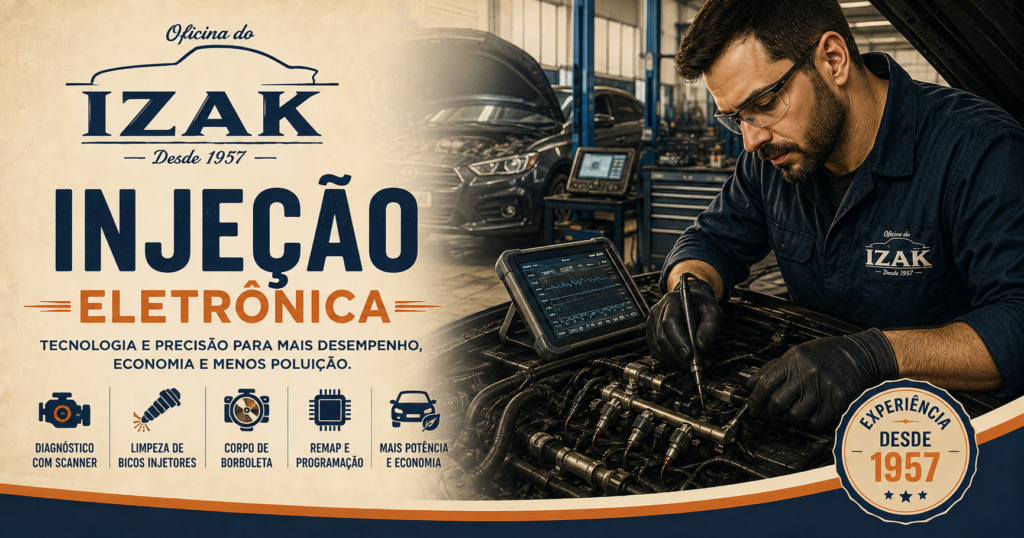 Oficina do Izak, serviço de injeção eletrônica em Niterói
